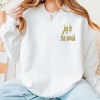 Simply Sage Market Embroidered Joy To The World Bold Cursive Sweatshirt - 3 of 4