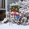 Briarwood Lane Christmas Garden Flag 12x18 For Outdoor Festive Flamingos For Christmas Garden Flag Flags For Outside - 4 of 4