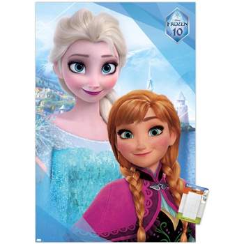 Trends International Disney Frozen - Sisters 10th Anniversary Unframed Wall Poster Prints