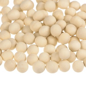 Unique Bargains Natural Small Wooden Round Balls for Crafts and DIY Projects 100 Pcs - 1 of 4