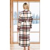 ADR Plush Robe for Women, Long Hooded Fleece Robe with Hood, Plus Size - 3 of 4