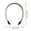 Unique Bargains Women's Retro Braided Headband 6.1"x4.72" 1 Pc - 4 of 4