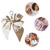 Unique Bargains Double Layer Bow Handbag Charm 1 Pc - 3 of 4