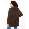 Woman Within Women's Plus Size Pleat-Back Corduroy Jacket - 3 of 4