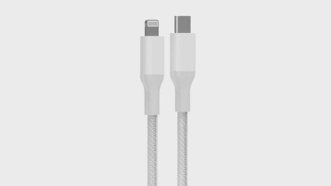 Anker 3&#39; Bio-Braided Lightning to USB-C ECO Friendly Fast Charging Cable - White, 2 of 5, play video