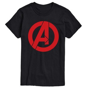 Men's - Marvel - Avengers A Logo Short Sleeve Graphic T-Shirt - 1 of 4