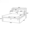 DSVIMOY Outdoor Daybed, Patio Daybed with Four Pillows, Wooden Outdoor Bed with Curved Armrests for Poolside, Backyard, Beige, 52.75"*76"*34.6" - 3 of 4