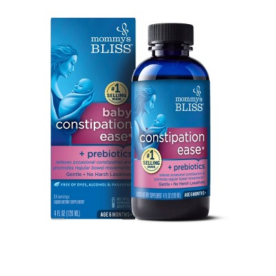 Mommy's Bliss Baby Constipation Ease + Prebiotics - 4oz (24 servings)