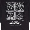 Boys' - Avatar: The Last Airbender - Four Elements Inverse Long Sleeve Graphic T-Shirt - 2 of 4