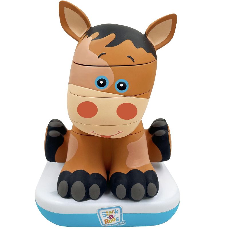 Stack-A-Roos Baby Horse Stacking Animal STEM Toy for Toddlers, 1 of 7