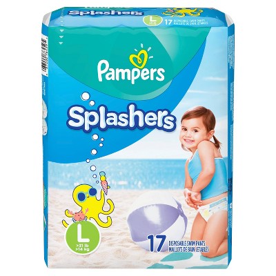 target pampers splashers