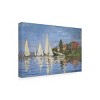 Trademark Fine Art -Claude Monet 'Regatta at Argenteuil' Multi Panel Art Set - 4 of 4