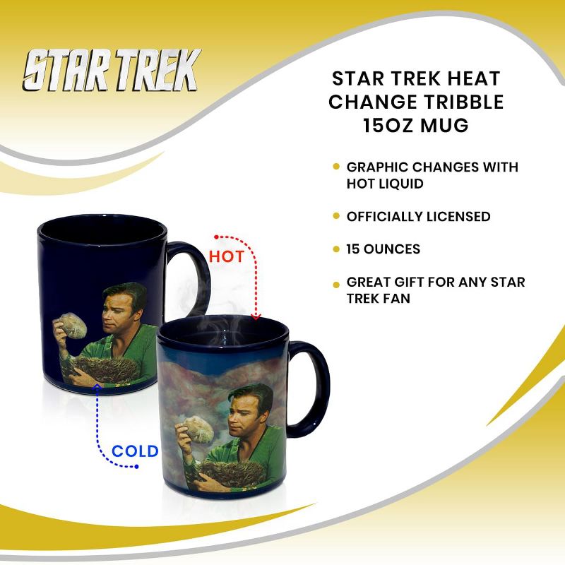 Crowded Coop, LLC Star Trek Heat Change Tribble 15oz Mug, 4 of 6