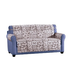 Collections Etc Butterfly Patchwork Furniture Protector - 1 of 4