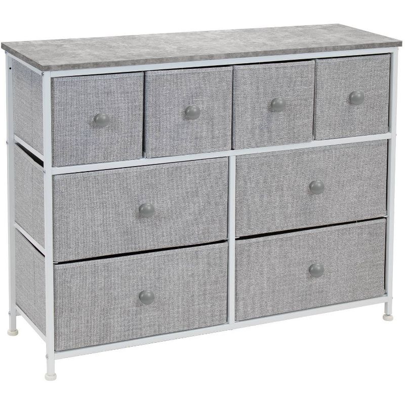 Sorbus Drawer Fabric Dresser for Bedroom Home and Office Gray, 1 of 5