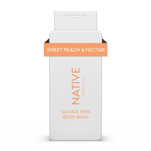 Native Body Wash - Sweet Peach & Nectar - Sulfate Free - 18 fl oz - image 1 of 4