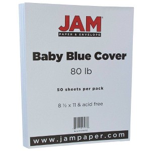 JAM Paper 50pk Basis 80lb Cardstock Paper 8.5" x 11" - 1 of 3