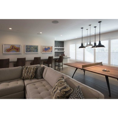 Brushed Nickel Mini Pendant with Prismatic Glass Shade