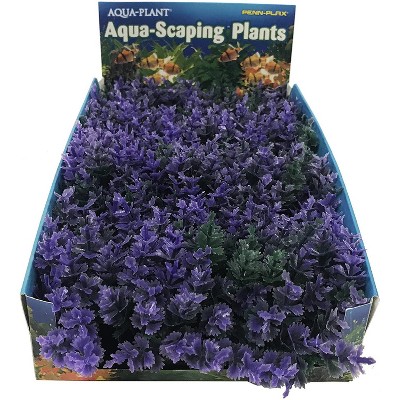 Penn-Plax Foregrounder Aqua-Scaping Bunch Plants Small Purple