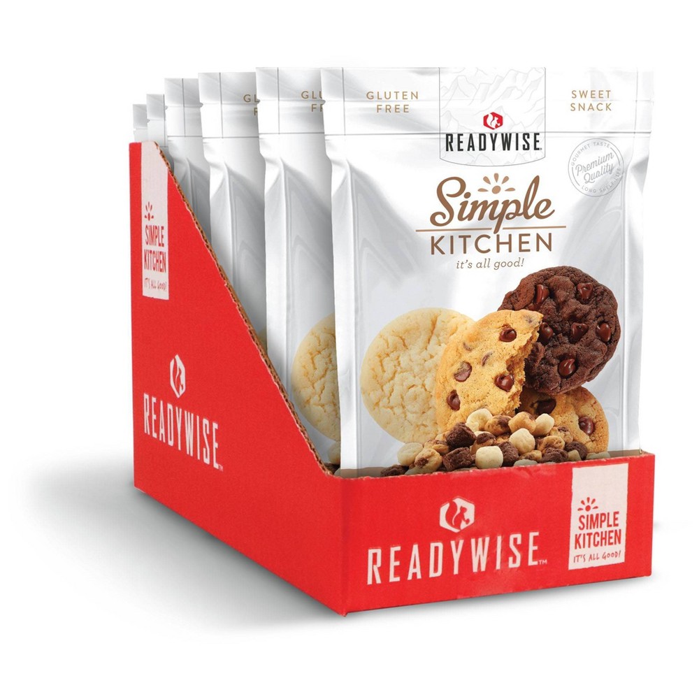 ReadyWise Simple Kitchen Cookie Dough Medley Freeze-Dried Dessert - 10.8oz/6ct