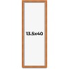 PosterPalooza | Panoramic Flat Brown Picture Frame - UV Acrylic, Foam Board Backing, Hanging Hardware - 2 of 4