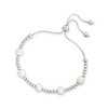 Ross-Simons 7-7.5mm Cultured Pearl Beaded Bolo Bracelet in Sterling Silver Size - 3 of 4