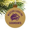 Western Carolina Catamounts Wood Christmas Tree Holiday Ornament - 4 of 4