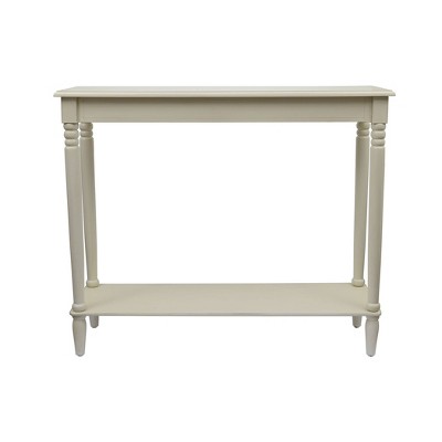 Simplify Large Console Table Antique White - Décor Therapy