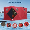 TackView Pop Up Ice Fishing Tent, Windproof Portable Hub Design - 3 of 4