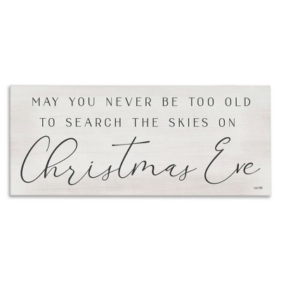 Stupell Industries Inspiring Christmas Eve Sentiment, 48" x 20"