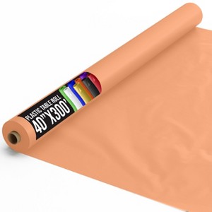 Crown  Plastic 40" x 300' Tablecloth Roll - 1 of 4