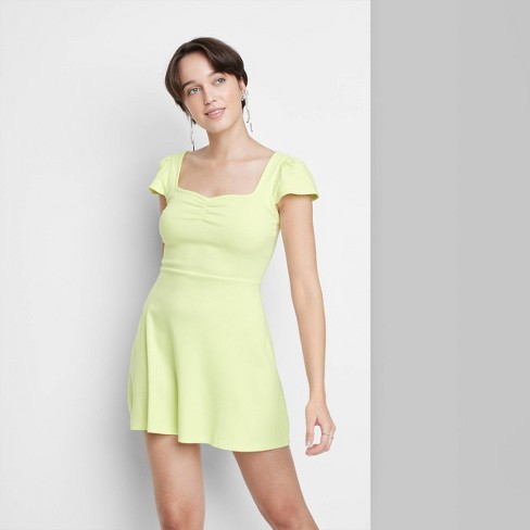 Women's Sleeveless Corset Fit & Flare Mini Dress - Wild Fable™ Magenta 1x :  Target