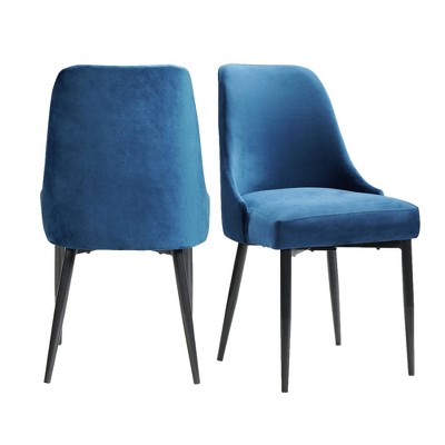 2pc Mardelle Dining Side Chair Set Blue - Picket House Furnishings