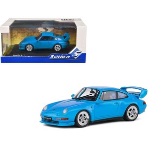 Porsche 993 RS Clubsport Blue 1/43 Diecast Model Car by Solido - 1 of 4