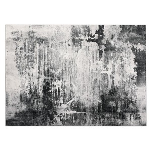 Boho Rugs - Washable Non Slip 10' x 13' Beige Floral Area Rug for Bedroom & More - 1 of 1