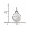 Black Bow Jewelry 14k White Gold New York Islanders NHL Extra Small Pendant - 2 of 3