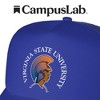 Virginia State University Primary Logo Foam Trucker Cap Royal Os - 4 of 4