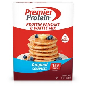 Premier Protein Pancake & Waffle Original Complete Protein Pancake and Waffle Mix - 20oz - 1 of 4