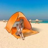 Pop Up Beach Tent Sun Shade Shelter Anti-UV Automatic Waterproof Tent Canopy for 2/3 Man - 4 of 4