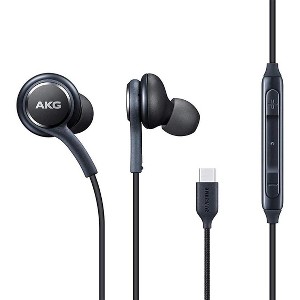 Samsung Earphones Tuned by AKG, Noise Isolating in Ear,High Definition,Mic & Volume Control for Samsung & any Type C Devices-Bulk Packaging - 1 of 4