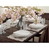 Saro Lifestyle Embroidered Design Placemat, 14"x20" Oblong, Natural (Set of 4) - 3 of 4