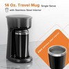 Kismile Single Serve Coffee Maker,Drip Coffee Maker Includes 14Oz. Stainless Steel Interior Thermal Travel Mug - 2 of 4