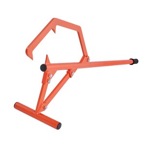 VEVOR Timberjack, 46.5 in, Heavy Duty Steel Log Roller, Log Lifter with Adjustable Cant Hook, Logging Tools Log Jack for Logs Ups to 25" Dia, Orange - 1 of 4