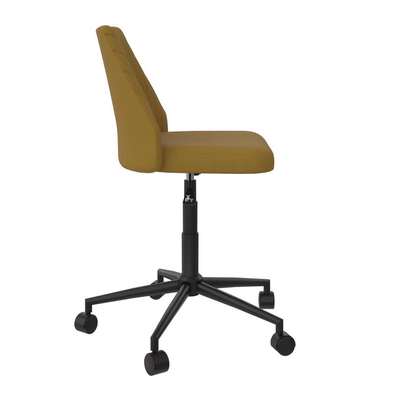 Brittany Office Chair with Casters Linen - Novogratz, 6 of 10