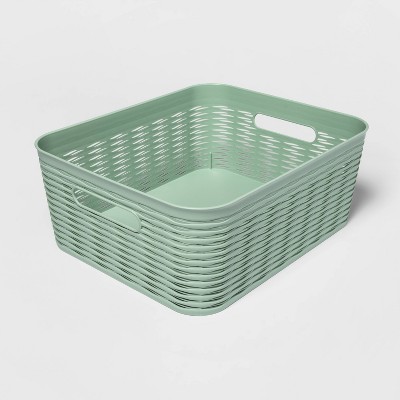 Image of Wave Medium Storage Bin Green - Brightroom™