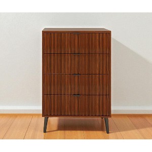Mshliw Wooden Chest of 4-Drawer Dresser, Spacious Storage Organizer with Multiple Compartments, Modern Design for Bedroom or Living Room - 1 of 4