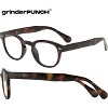grinderPUNCH Classic Reading Glasses for Women and Men Stylish Lightweight Readers Round Readers for Women and Men (Black, 1, x) - 2 of 4