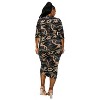 L I V D Women's Camo Midi Dress - 3 of 3