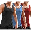 COOFANDY Men's 3 Pack Gym Tank Tops Y-Back Workout Muscle Tee Training Bodybuilding Fitness Sleeveless T Shirts - 3 of 4