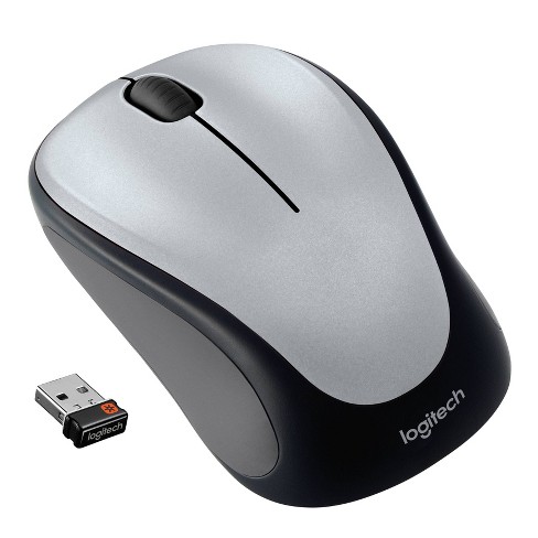 Logitech Wireless Optical Mouse With Nano Receiver M317 Silver :